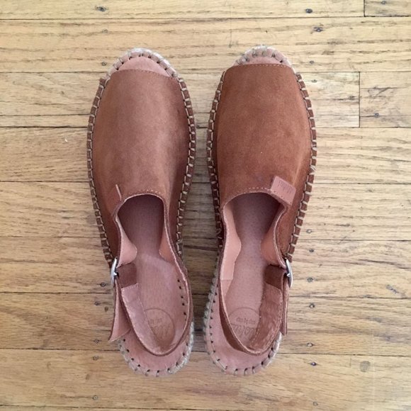 NEW Madewell Alohas suede leather espadrille mule sandals 9.5Brand new - Picture 4 of 5